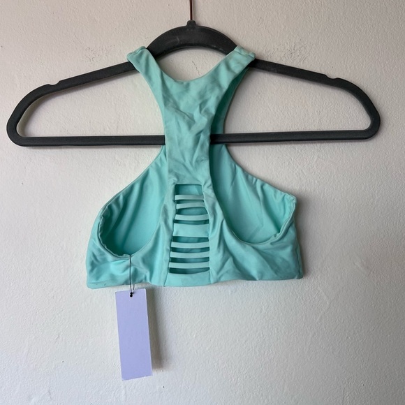 Issa de Mar Blue High Neck Bikini Top - Picture 2 of 4